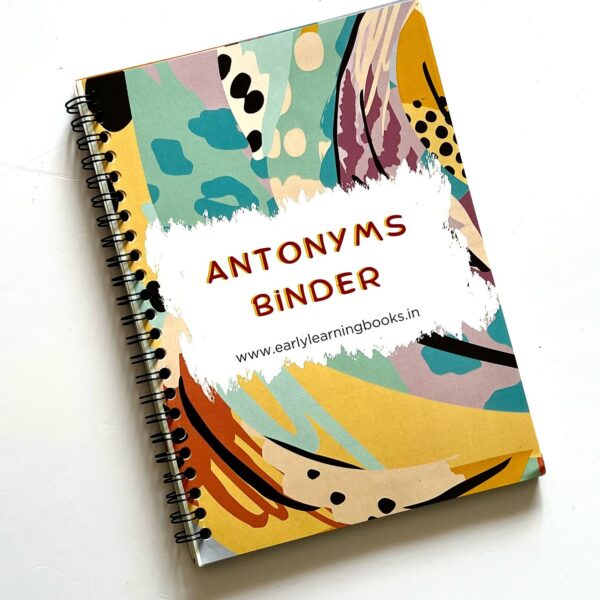 Antonyms and Synonyms learning book for kids.