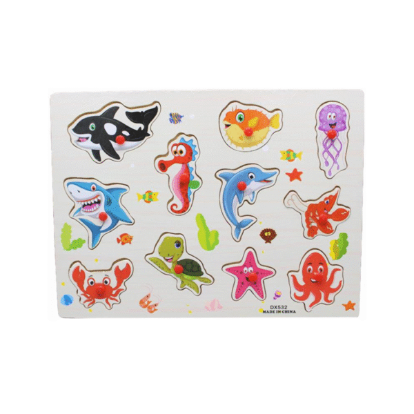 WOODEN SEA WORLD PUZZLE BOARD